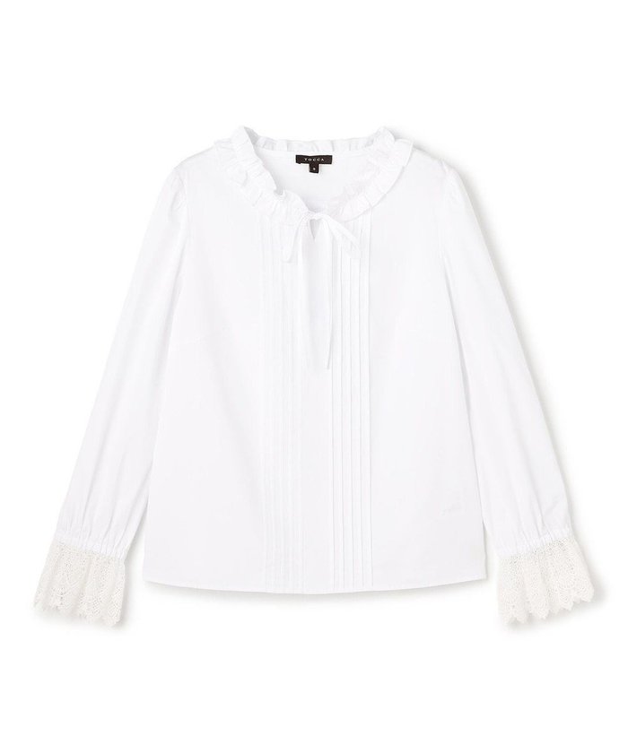 【トッカ/TOCCA】の【洗える・消臭】FRILL SYMPHONY ブラウス インテリア・キッズ・メンズ・レディースファッション・服の通販 founy(ファニー) https://founy.com/ ファッション Fashion レディースファッション Fashion for Women トップス・カットソー Cut & Sew Tops シャツ・ブラウス・オフィスカジュアル Elegant Blouses & Button-Ups 2025年 2025 2025-2026秋冬・A/W Autumn/Winter 2025–26 AW25–26 冬 Winter / This Winter フリル Frill, Ruffle 夏 Summer S/S・春夏 SS, Spring/Summer, Warm Season 洗える Machine Washable A/W・秋冬 Autumn/Winter |ID: prp329100004660928 ipo3291000000033728546