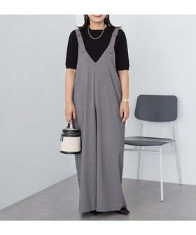 【アメリカンホリック/AMERICAN HOLIC】のイージーケアVネックオールインワン 人気、トレンドファッション・服の通販 founy(ファニー) ファッション Fashion レディースファッション Fashion for Women トップス・カットソー Cut & Sew Tops Vネックトップス V-Neck Tops / V-Cut Neckline Shirts ワンピース Dresses オールインワン・ワンピース Dresses and Jumpsuits サロペット&オールインワン Dungarees & Jumpsuit Styles アメリカン American Style スタイリッシュ Stylish, Fashionable ポケット Pocket, Pocket Detail ワイド Wide, Wide Fit 新作・新入荷 New Arrivals / New In |ID:prp329100004660932