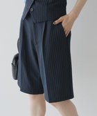【アメリカンホリック/AMERICAN HOLIC】のイージーケアタックハーフパンツ Stripe Navy|ID: prp329100004660936 ipo3291000000033728584