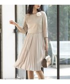 【組曲/KUMIKYOKU】の【VERY3月号掲載・KUMIKYOKU NAVY・WEB限定】ジャージーコンビプリーツ ワンピース ベージュ系|ID: prp329100004660939 ipo3291000000033728609