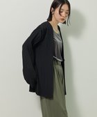 【グリーンパークス/Green Parks】の・ELENCARE DUE プリーツノーカラージャケッ Black|ID: prp329100004660943 ipo3291000000033728626