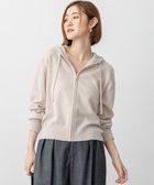 【23区/NIJYUSANKU】の【洗える】ピュアカシミヤ ジップアップ ニット パーカー ベージュ系|ID: prp329100004661007 ipo3291000000033728992