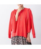【23区/NIJYUSANKU】の【洗える】ピュアカシミヤ ジップアップ ニット パーカー オレンジ系|ID: prp329100004661007 ipo3291000000033728998