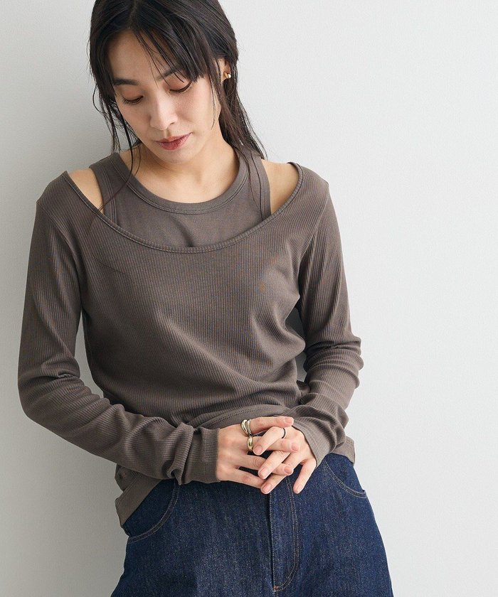 【クラフトスタンダードブティック/CRAFT STANDARD BOUTIQUE】の2点セット/タンクトップ&ロンT インテリア・キッズ・メンズ・レディースファッション・服の通販 founy(ファニー) https://founy.com/ ファッション Fashion レディースファッション Fashion for Women トップス・カットソー Cut & Sew Tops シャツ・ブラウス・オフィスカジュアル Elegant Blouses & Button-Ups ロングTシャツ・Tシャツ Longline T-Shirts & Tees カットソー・ベーシックTシャツ Cut-and-Sewn Tops / Stretch Tees & Basics インナー Innerwear カットソー Cut and Sewn Top カーゴパンツ Cargo Pants, Utility Pants ジャケット Jacket, Outerwear スラックス Slacks, Dress Pants タンク Tank Top, Sleeveless Top デニム Denim, Jeans Material トレンド Trend, Trending Now フィット Fit, Slim Fit フレア Flare, Flared ベーシック Basic, Essential ポケット Pocket, Pocket Detail A/W・秋冬 Autumn/Winter おすすめ Recommended / Our Picks |ID: prp329100004661012 ipo3291000000033729036