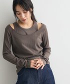 【クラフトスタンダードブティック/CRAFT STANDARD BOUTIQUE】の2点セット/タンクトップ&ロンT Charcoal Gray|ID: prp329100004661012 ipo3291000000033729040