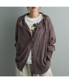 【クラフトスタンダードブティック/CRAFT STANDARD BOUTIQUE】の衿ギャザーシャツブラウス Charcoal Gray|ID: prp329100004661016 ipo3291000000033729063