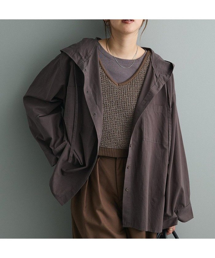 【クラフトスタンダードブティック/CRAFT STANDARD BOUTIQUE】のフーディーオーバーサイズシャツ インテリア・キッズ・メンズ・レディースファッション・服の通販 founy(ファニー) https://founy.com/ ファッション Fashion レディースファッション Fashion for Women トップス・カットソー Cut & Sew Tops シャツ・ブラウス・オフィスカジュアル Elegant Blouses & Button-Ups カフス Cuff Design シンプル Simple, Minimal デニム Denim, Jeans Material ベーシック Basic, Essential ボトム Bottoms, Lower Wear ポケット Pocket, Pocket Detail リラックス Relax, Relaxed Fit ロング Long, Long-Length ワイド Wide, Wide Fit A/W・秋冬 Autumn/Winter |ID: prp329100004661019 ipo3291000000033729089