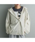 【クラフトスタンダードブティック/CRAFT STANDARD BOUTIQUE】のフーディーオーバーサイズシャツ Light Beige|ID: prp329100004661019 ipo3291000000033729092
