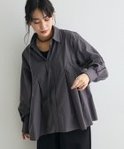 【クラフトスタンダードブティック/CRAFT STANDARD BOUTIQUE】のタイ付きタックシャツチュニック 人気、トレンドファッション・服の通販 founy(ファニー) ファッション Fashion レディースファッション Fashion for Women トップス・カットソー Cut & Sew Tops シャツ・ブラウス・オフィスカジュアル Elegant Blouses & Button-Ups ダウン Down, Puffer チュニック Tunic, Long Top トレンド Trend, Trending Now ポケット Pocket, Pocket Detail マキシ Maxi, Full Length ワイド Wide, Wide Fit A/W・秋冬 Autumn/Winter おすすめ Recommended / Our Picks ビジネス 仕事 通勤 Business / Work / Commuting thumbnail Charcoal Gray|ID: prp329100004661030 ipo3291000000033729171