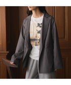 【クラフトスタンダードブティック/CRAFT STANDARD BOUTIQUE】のダブルオーバーサイズジャケット Charcoal Gray|ID: prp329100004661034 ipo3291000000033729195