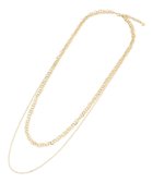 【23区/NIJYUSANKU】の【先行予約】リングチェーン 2連 ネックレス ゴールド系|ID: prp329100004661037 ipo3291000000033729210