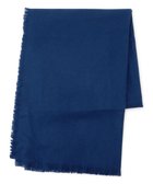 【23区/NIJYUSANKU】の【LEE掲載】ピュアカシミヤ フリンジ ストール ブルー系|ID: prp329100004661041 ipo3291000000035377037