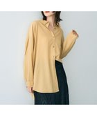 【イェッカ ヴェッカ/YECCA VECCA】のバックギャザーロングシャツ Yellow|ID: prp329100004661044 ipo3291000000033729276