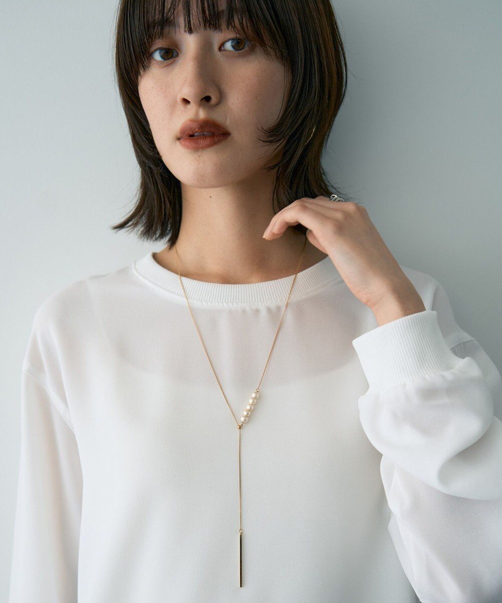 【イェッカ ヴェッカ/YECCA VECCA】のコットンパールスライドY字ネックレス インテリア・キッズ・メンズ・レディースファッション・服の通販 founy(ファニー) ファッション Fashion レディースファッション Fashion for Women ジュエリー Jewelry ネックレス Necklaces & Pendants おすすめ Recommended / Our Picks アクセサリー Fashion Accessories スタイリッシュ Stylish, Fashionable デコルテ Décolleté, Neckline ネックレス Necklace, Pendant Necklace パール Pearl, Pearl Accent メタル Metal, Metal Parts リュクス Luxury, Elegant, High-End, Chic エレガント 上品 Elegant Gold|ID: prp329100004661050 ipo3291000000034311891