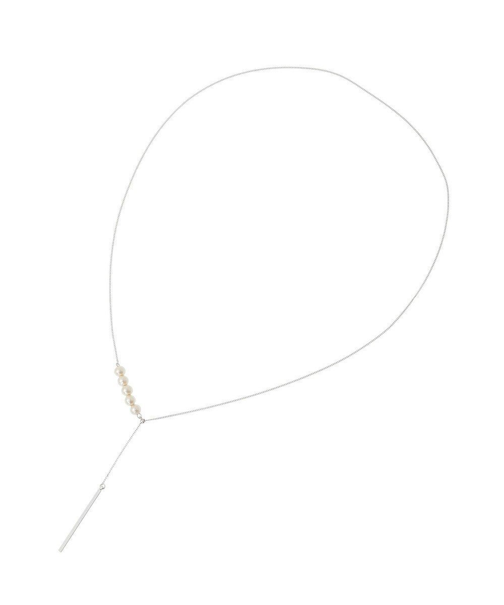 【イェッカ ヴェッカ/YECCA VECCA】のコットンパールスライドY字ネックレス インテリア・キッズ・メンズ・レディースファッション・服の通販 founy(ファニー) ファッション Fashion レディースファッション Fashion for Women ジュエリー Jewelry ネックレス Necklaces & Pendants おすすめ Recommended / Our Picks アクセサリー Fashion Accessories スタイリッシュ Stylish, Fashionable デコルテ Décolleté, Neckline ネックレス Necklace, Pendant Necklace パール Pearl, Pearl Accent メタル Metal, Metal Parts リュクス Luxury, Elegant, High-End, Chic エレガント 上品 Elegant Silver|ID: prp329100004661050 ipo3291000000034311893