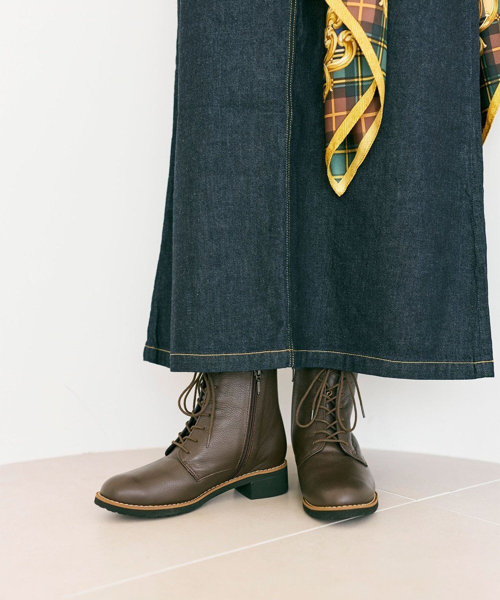 【ポインター/Pointer】の本革レースアップブーツ インテリア・キッズ・メンズ・レディースファッション・服の通販 founy(ファニー) 　ファッション　Fashion　レディースファッション　Fashion for Women　定番　Standard, Basic Item　A/W・秋冬　Autumn/Winter　軽量　Lightweight, Ultra Light　ダークブラウン|ID: prp329100004661073 ipo3291000000034769346