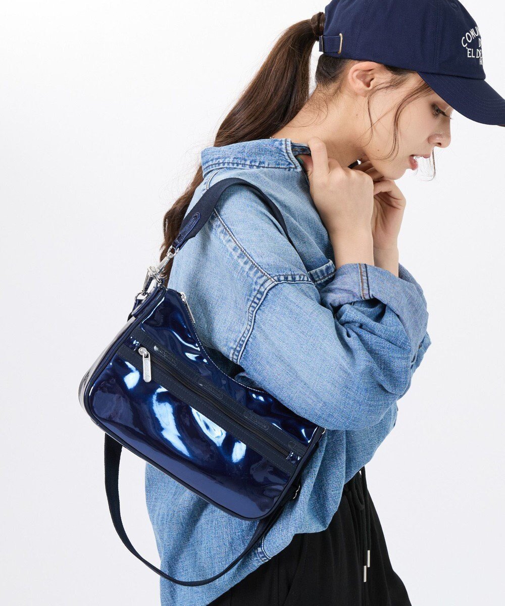 【レスポートサック/LeSportsac】のMIR SM CONV SHOULDER/サファイア 人気、トレンドファッション・服の通販 founy(ファニー) 　ファッション　Fashion　レディースファッション　Fashion for Women　コレクション　Collection, Seasonal Line　コンパクト　Compact, Small Size　軽量　Lightweight, Ultra Light　ショルダー　Shoulder, Shoulder Strap　スマート　Smart, Elegant　財布　Wallet, Purse　トラベル　Travel, Travel Gear　パーティ　Party, Party Style　プリント　Print, Printed Pattern　ポケット　Pocket, Pocket Detail　ポシェット　Pochette, Mini Bag　おすすめ　Recommended / Our Picks　旅行　Travel　エレガント 上品　Elegant　 other-1|ID: prp329100004661105 ipo3291000000033729716