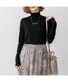 【23区/NIJYUSANKU】の【SLOW/一部店舗限定】シアーフライス タートルネック カットソー ブラック系|ID: prp329100004661133 ipo3291000000033729905