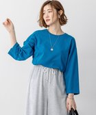 【23区/NIJYUSANKU】の【SLOW/一部店舗限定】MVSコットン チュニック シンプルTEE ダルブルー系|ID: prp329100004661137 ipo3291000000033729930