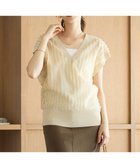 【23区/NIJYUSANKU】の【SLOW/一部店舗限定】フリンジニット ジレ アイボリー系|ID: prp329100004661144 ipo3291000000033729979