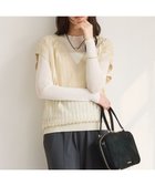 【23区/NIJYUSANKU】の【SLOW/一部店舗限定】フリンジニット ジレ アイボリー系|ID: prp329100004661144 ipo3291000000035712135