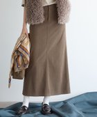 【23区/NIJYUSANKU】の【SLOW/一部店舗限定】ソフトコーデュロイ マーメイド スカート ブラウン系|ID: prp329100004661148 ipo3291000000033730003