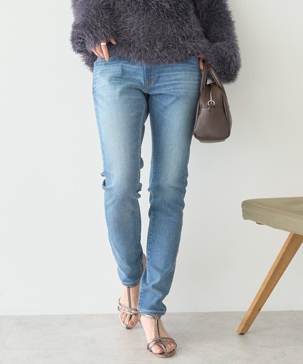 【アメリカンホリック/AMERICAN HOLIC】のスキニーフィットデニム インテリア・キッズ・メンズ・レディースファッション・服の通販 founy(ファニー) 　ファッション　Fashion　レディースファッション　Fashion for Women　パンツ　Pants & Trousers　デニムパンツ・ジーンズ・美脚デニム　Denim Jeans & Pants　アメリカン　American Style　ウォッシュ　Washed Finish　スタイリッシュ　Stylish, Fashionable　ストレッチ　Stretch, Stretchy Fabric　デニム　Denim, Jeans Material　人気　Popular, Best Seller　ポケット　Pocket, Pocket Detail　A/W・秋冬　Autumn/Winter　2025年　2025　2025-2026秋冬・A/W　Autumn/Winter 2025–26 AW25–26　Light Indigo|ID: prp329100004661174 ipo3291000000035604452