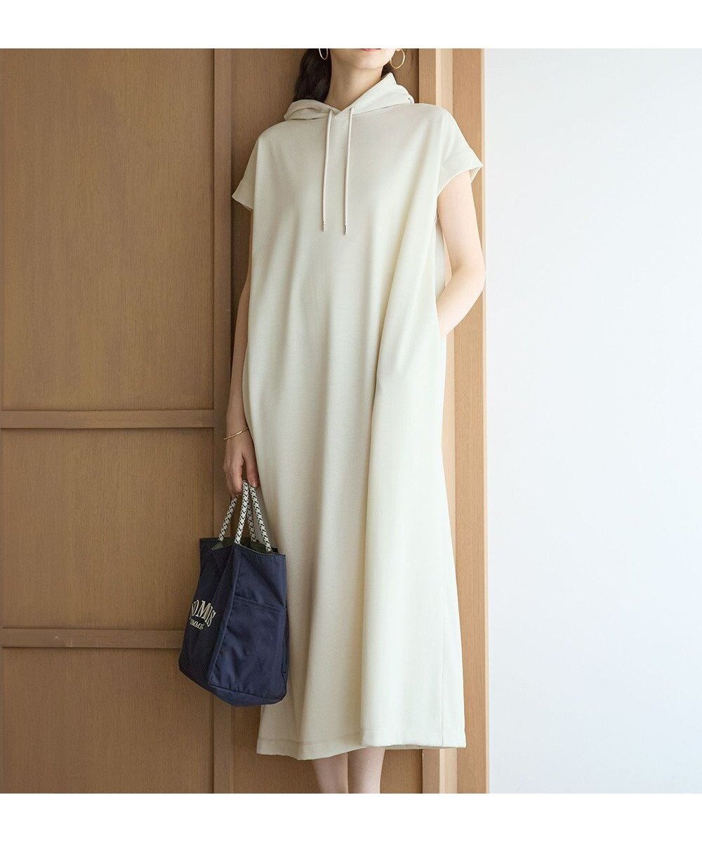 【23区/NIJYUSANKU】の【SLOW/一部店舗限定】コットンライクテリー フーディー ワンピース 人気、トレンドファッション・服の通販 founy(ファニー) 　ファッション　Fashion　レディースファッション　Fashion for Women　ワンピース　Dresses　シアー　Sheer, See-Through　ドレープ　Drape, Draping Fabric　ロング　Long, Long-Length　A/W・秋冬　Autumn/Winter　新作・新入荷　New Arrivals / New In　エレガント 上品　Elegant　2025年　2025　2025-2026秋冬・A/W　Autumn/Winter 2025–26 AW25–26　 other-1|ID: prp329100004661180 ipo3291000000033730170