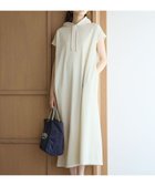 【23区/NIJYUSANKU】の【SLOW/一部店舗限定】コットンライクテリー フーディー ワンピース ベージュ系|ID:prp329100004661180