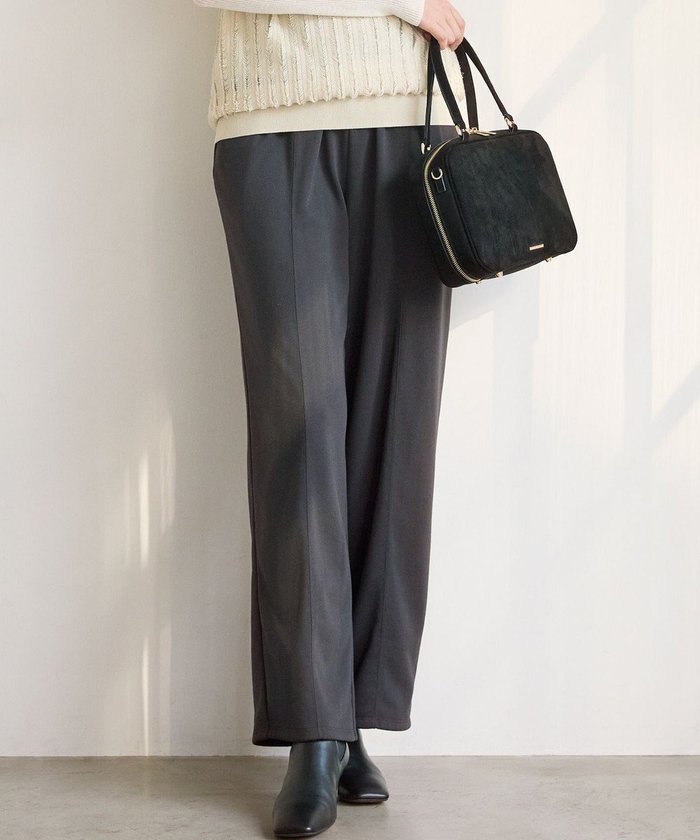 【23区/NIJYUSANKU】の【SLOW/一部店舗限定】コットンライクテリー イージー パンツ インテリア・キッズ・メンズ・レディースファッション・服の通販 founy(ファニー) https://founy.com/ ファッション Fashion レディースファッション Fashion for Women パンツ Pants & Trousers センター Center, Center Line ドローストリング Drawstring, Pull Cord リラックス Relax, Relaxed Fit ワイド Wide, Wide Fit A/W・秋冬 Autumn/Winter エレガント 上品 Elegant 2025年 2025 2025-2026秋冬・A/W Autumn/Winter 2025–26 AW25–26 |ID: prp329100004661183 ipo3291000000035664028