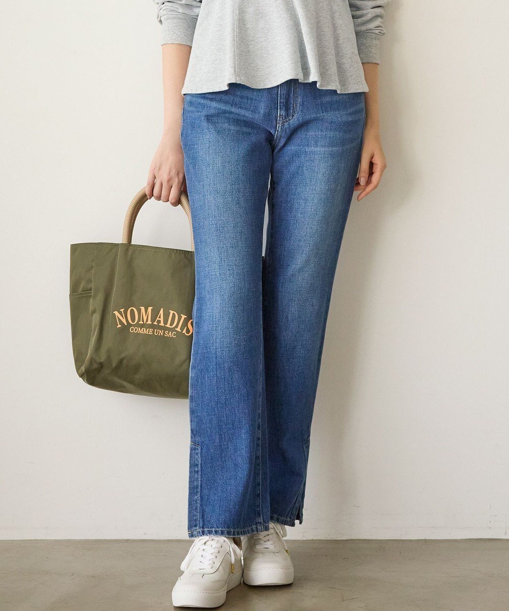 【23区/NIJYUSANKU】の【SLOW/一部店舗限定】スリット ストレート デニム インテリア・キッズ・メンズ・レディースファッション・服の通販 founy(ファニー) ファッション Fashion レディースファッション Fashion for Women パンツ Pants & Trousers デニムパンツ・ジーンズ・美脚デニム Denim Jeans & Pants 2025年 2025 2025-2026秋冬・A/W Autumn/Winter 2025–26 AW25–26 おすすめ Recommended / Our Picks ストレート Straight, Straight Cut スリット Slit, Slit Detail デニム Denim, Jeans Material ヴィンテージ Vintage Style A/W・秋冬 Autumn/Winter ブルー系|ID: prp329100004661185 ipo3291000000034324762