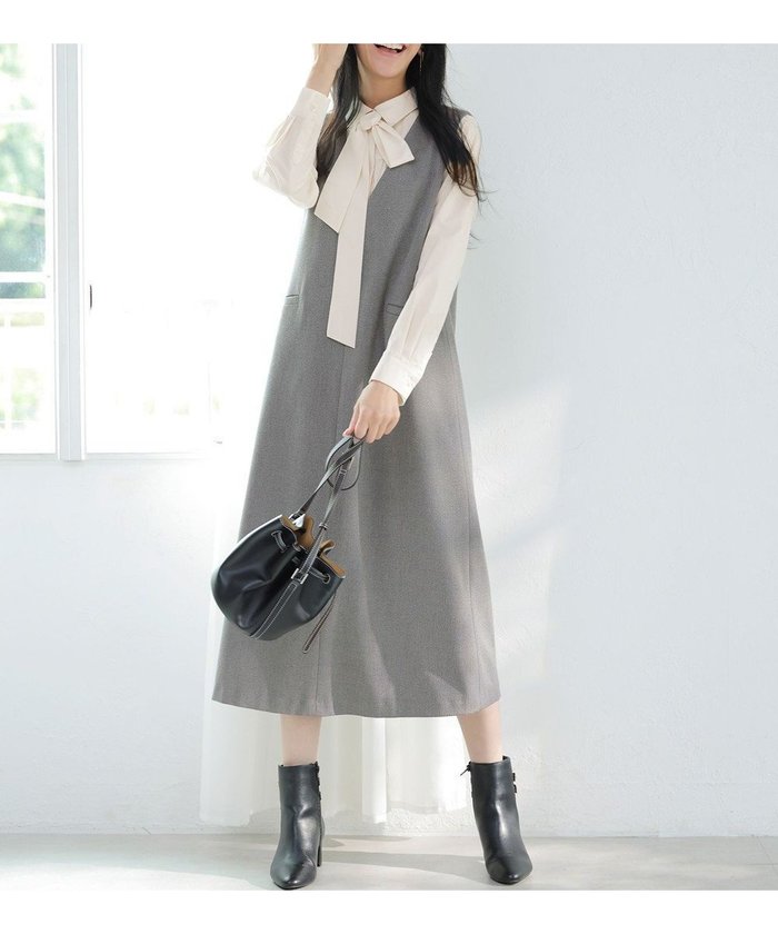 【エニィ スィス/any SiS】のビューティサーモ2WAYストレッチ ジャンパースカート インテリア・キッズ・メンズ・レディースファッション・服の通販 founy(ファニー) https://founy.com/ ファッション Fashion レディースファッション Fashion for Women スカート Skirts シンプル Simple, Minimal ストレッチ Stretch, Stretchy Fabric スリット Slit, Slit Detail チェック Check, Plaid, Tartan ハイネック High Neck, Mock Neck バランス Balance, Style Balance フレア Flare, Flared ポケット Pocket, Pocket Detail ワイド Wide, Wide Fit A/W・秋冬 Autumn/Winter おすすめ Recommended / Our Picks エレガント 上品 Elegant 新作・新入荷 New Arrivals / New In ビジネス 仕事 通勤 Business / Work / Commuting |ID: prp329100004661200 ipo3291000000035607707