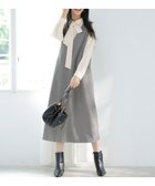 【エニィ スィス/any SiS】のビューティサーモ2WAYストレッチ ジャンパースカート グレーシャンブレー|ID: prp329100004661200 ipo3291000000035607710