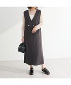 【グリーンパークス/Green Parks】のジャケット風ジャンパースカート Dark Gray|ID: prp329100004661201 ipo3291000000033730265