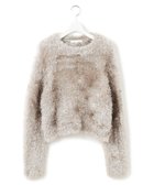 【23区/NIJYUSANKU】の【GOLD LABEL】メタリックファーモール ニット シルバー系|ID: prp329100004661215 ipo3291000000033730315