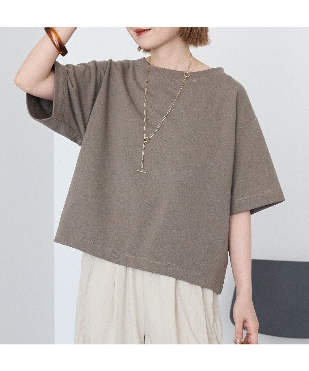 【アメリカンホリック/AMERICAN HOLIC】の2WAYオフショルスウェット半袖プルオーバー インテリア・キッズ・メンズ・レディースファッション・服の通販 founy(ファニー) 　ファッション　Fashion　レディースファッション　Fashion for Women　トップス・カットソー　Cut & Sew Tops　レディースパーカー・カジュアルフーディー　Casual Hoodies & Sweatshirts　カジュアルプルオーバー・ニットトップス　Pullovers & Knit Tops / Casual Pullovers　スウェット・クルーネックトップス　Sweatshirts & Crewnecks / Relaxed Fit Sweat Tops　おすすめ　Recommended / Our Picks　アクセサリー　Fashion Accessories　ショルダー　Shoulder, Shoulder Strap　スウェット / スエット　Sweatshirt, Sweatwear　ベーシック　Basic, Essential　ポケット　Pocket, Pocket Detail　半袖　Short Sleeve, Half Sleeve　A/W・秋冬　Autumn/Winter　Gray Beige|ID: prp329100004661229 ipo3291000000033730385