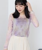 【アメリカンホリック/AMERICAN HOLIC】のニュアンス柄プリントシアープルオーバー Purple|ID: prp329100004661234 ipo3291000000033730398