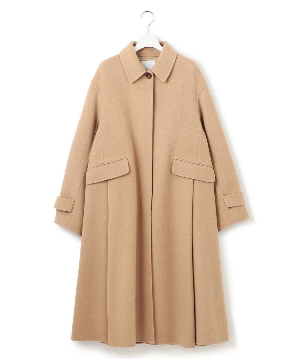 【23区/NIJYUSANKU】の【GOLD LABEL】ウールリバー ロングコート インテリア・キッズ・メンズ・レディースファッション・服の通販 founy(ファニー) 　ファッション　Fashion　レディースファッション　Fashion for Women　アウター　Coat / Outerwear Collection　コート・ロングコート・ピーコート　Long Coats, Peacoats & More　レディースジャケット・軽アウター　Jackets　コレクション　Collection, Seasonal Line　ショート　Short, Short Length　シンプル　Simple, Minimal　ジャケット　Jacket, Outerwear　スマート　Smart, Elegant　フレア　Flare, Flared　フロント　Front, Front Design　ロング　Long, Long-Length　A/W・秋冬　Autumn/Winter　冬　Winter / This Winter　新作・新入荷　New Arrivals / New In　2025年　2025　2025-2026秋冬・A/W　Autumn/Winter 2025–26 AW25–26　キャメル系|ID: prp329100004661244 ipo3291000000033730438