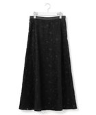【23区/NIJYUSANKU】の【GOLD LABEL】チュールヘアリーエンブロイダリー スカート ブラック系|ID: prp329100004661250 ipo3291000000033730463