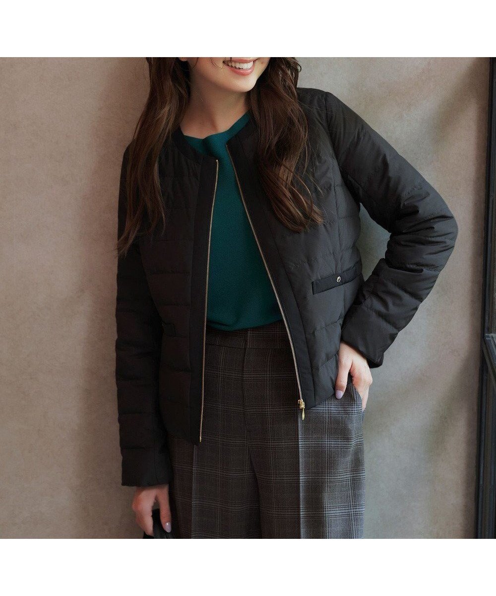 【エニィ スィス/any SiS】の【2WAY】ノーカラーダウン ジャケット インテリア・キッズ・メンズ・レディースファッション・服の通販 founy(ファニー) ファッション Fashion レディースファッション Fashion for Women アウター Coat / Outerwear Collection コート・ロングコート・ピーコート Long Coats, Peacoats & More レディースジャケット・軽アウター Jackets インナー Innerwear 軽量 Lightweight, Ultra Light ジャケット Jacket, Outerwear タフタ Taffeta, Structured Fabric ダウン Down, Puffer チェスターコート Chester Coat, Long Coat ツイード Twill, Twill Weave パイピング Piping, Trim Design フェザー Feather, Feather Detail ポケット Pocket, Pocket Detail ミドル Middle Length, Mid Height A/W・秋冬 Autumn/Winter おすすめ Recommended / Our Picks エレガント 上品 Elegant 新作・新入荷 New Arrivals / New In ブラック|ID: prp329100004661267 ipo3291000000033881028