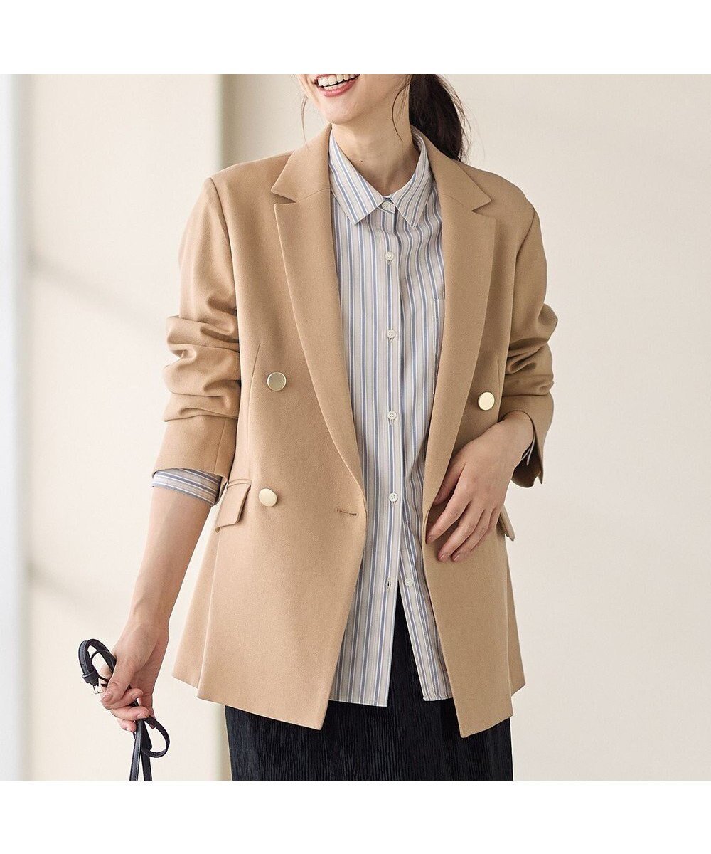 【エニィファム/any FAM】のウーリッシュWブレストジャケット 人気、トレンドファッション・服の通販 founy(ファニー) 　ファッション　Fashion　レディースファッション　Fashion for Women　アウター　Coat / Outerwear Collection　レディースジャケット・軽アウター　Jackets　テーラードジャケット / 通勤・きれいめスタイル　Tailored Jackets & Blazers　新作・新入荷　New Arrivals / New In　おすすめ　Recommended / Our Picks　インナー　Innerwear　クラシック　Classic, Timeless Style　ジャケット　Jacket, Outerwear　デニム　Denim, Jeans Material　バランス　Balance, Style Balance　パーカー　Hoodie, Parka　秋　Autumn　A/W・秋冬　Autumn/Winter　ビジネス 仕事 通勤　Business / Work / Commuting　 other-1|ID: prp329100004661287 ipo3291000000033730587