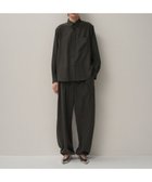 【エイトン/ATON】のSILK SUEDE タックイージーパンツ CHARCOAL GRAY|ID: prp329100004661302 ipo3291000000033730659