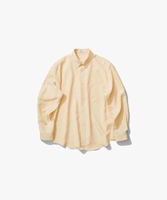 【エイトン/ATON】のSILK SUEDE ボタンダウンシャツ インテリア・キッズ・メンズ・レディースファッション・服の通販 founy(ファニー) https://founy.com/ ファッション Fashion レディースファッション Fashion for Women トップス・カットソー Cut & Sew Tops シャツ・ブラウス・オフィスカジュアル Elegant Blouses & Button-Ups シルク Silk, 100% Silk ストレート Straight, Straight Cut ベーシック Basic, Essential レギュラー Regular, Standard Fit A/W・秋冬 Autumn/Winter |ID: prp329100004661306 ipo3291000000033730668