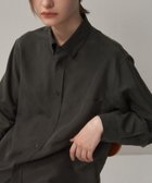 【エイトン/ATON】のSILK SUEDE ボタンダウンシャツ CHARCOAL GRAY|ID: prp329100004661306 ipo3291000000033730671