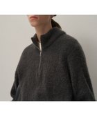 【エイトン/ATON】のKID MOHAIR LOOP ハーフジップセーター GRAY|ID: prp329100004661313 ipo3291000000033730696