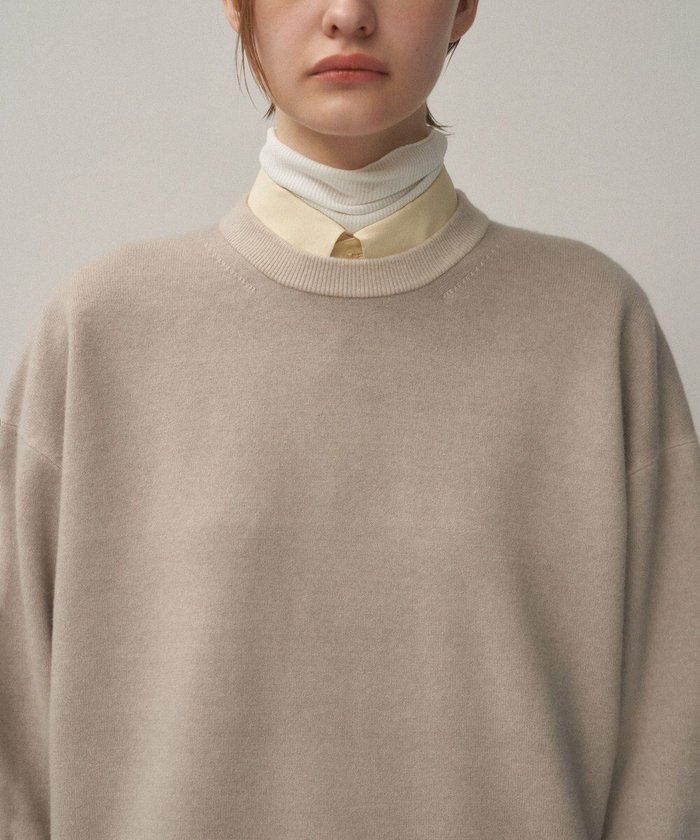 【エイトン/ATON】のVINTAGE KNIT クルーネックセーター インテリア・キッズ・メンズ・レディースファッション・服の通販 founy(ファニー) https://founy.com/ ファッション Fashion レディースファッション Fashion for Women トップス・カットソー Cut & Sew Tops ニット Knit Tops & Sweaters 新作・新入荷 New Arrivals / New In セーター Sweater, Knitwear ダウン Down, Puffer A/W・秋冬 Autumn/Winter |ID: prp329100004661319 ipo3291000000033730710