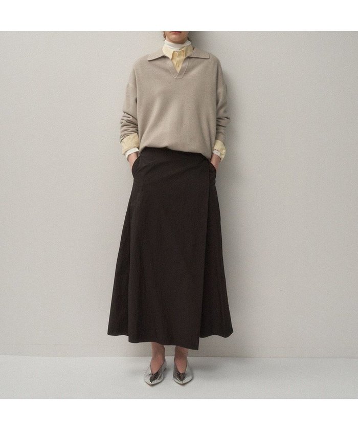 【エイトン/ATON】のVINTAGE KNIT スキッパーポロセーター インテリア・キッズ・メンズ・レディースファッション・服の通販 founy(ファニー) https://founy.com/ ファッション Fashion レディースファッション Fashion for Women トップス・カットソー Cut & Sew Tops ニット Knit Tops & Sweaters 新作・新入荷 New Arrivals / New In セーター Sweater, Knitwear ダウン Down, Puffer ブラウジング Blouson Silhouette, Cinched Waist ボトム Bottoms, Lower Wear A/W・秋冬 Autumn/Winter |ID: prp329100004661321 ipo3291000000033730722
