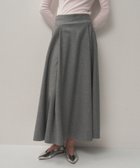 【エイトン/ATON】のMERINO COLLEGE FLANNEL フレアスカート TOP GRAY|ID: prp329100004661323 ipo3291000000033730730