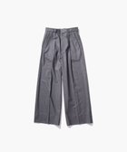 【エイトン/ATON】のMERINO COLLEGE FLANNEL タックワイドパンツ TOP GRAY|ID: prp329100004661327 ipo3291000000033730751