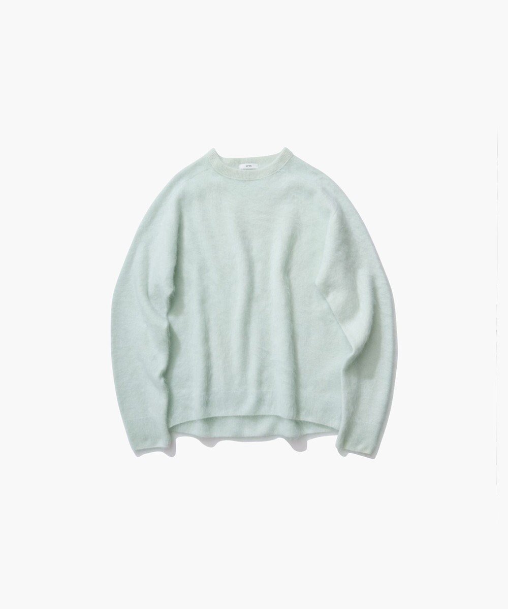 【エイトン/ATON】のROYAL CASHMERE FUR クルーネックセーター インテリア・キッズ・メンズ・レディースファッション・服の通販 founy(ファニー) 　ファッション　Fashion　レディースファッション　Fashion for Women　トップス・カットソー　Cut & Sew Tops　ニット　Knit Tops & Sweaters　カーディガン　Cardigan, Knitwear　セーター　Sweater, Knitwear　ホールガーメント　WholeGarment, Seamless Knit　マニッシュ　Mannish, Boyish　レギュラー　Regular, Standard Fit　A/W・秋冬　Autumn/Winter　新作・新入荷　New Arrivals / New In　MINT|ID: prp329100004661330 ipo3291000000033730763